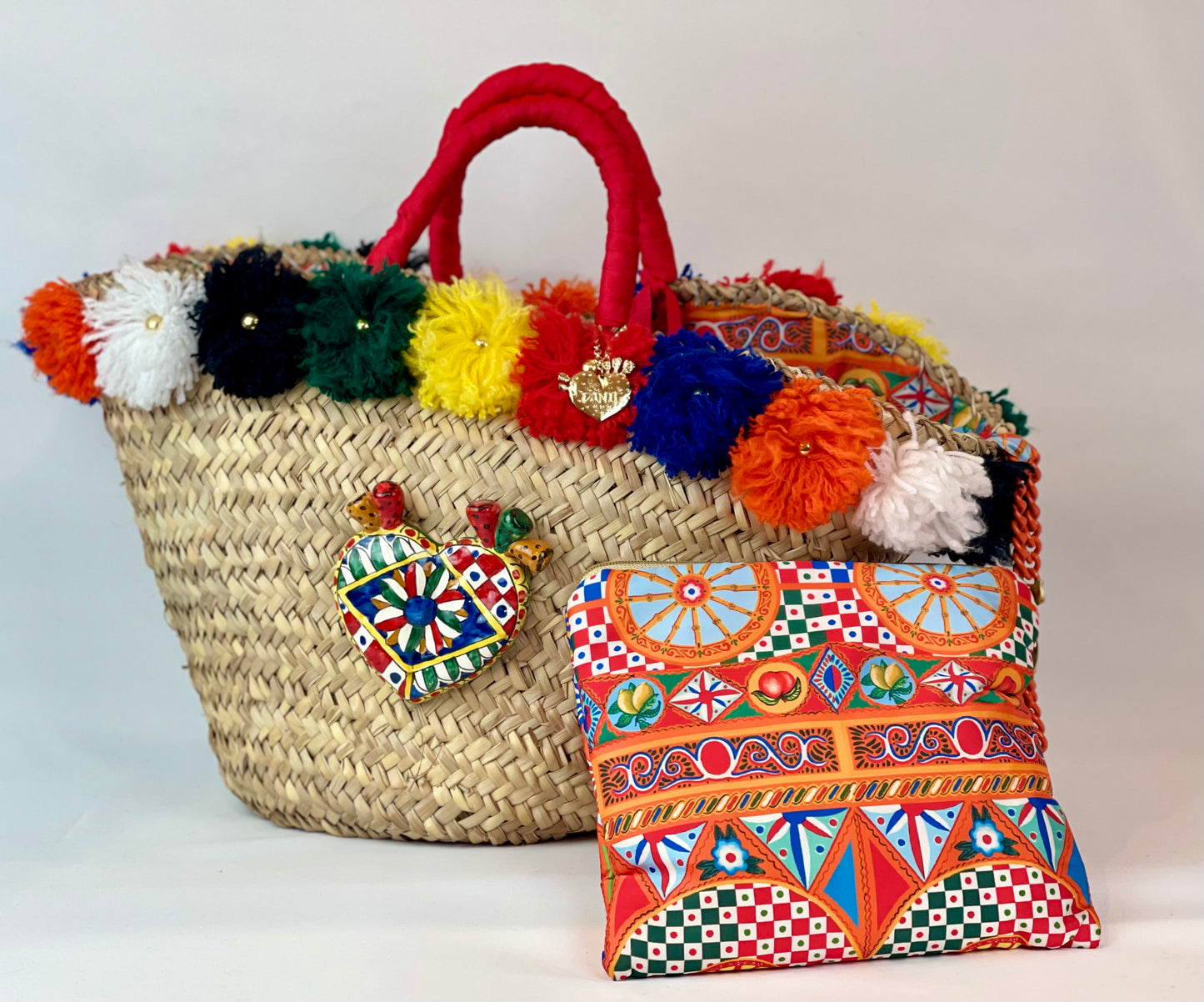 Fico Sicily ceramic basket
