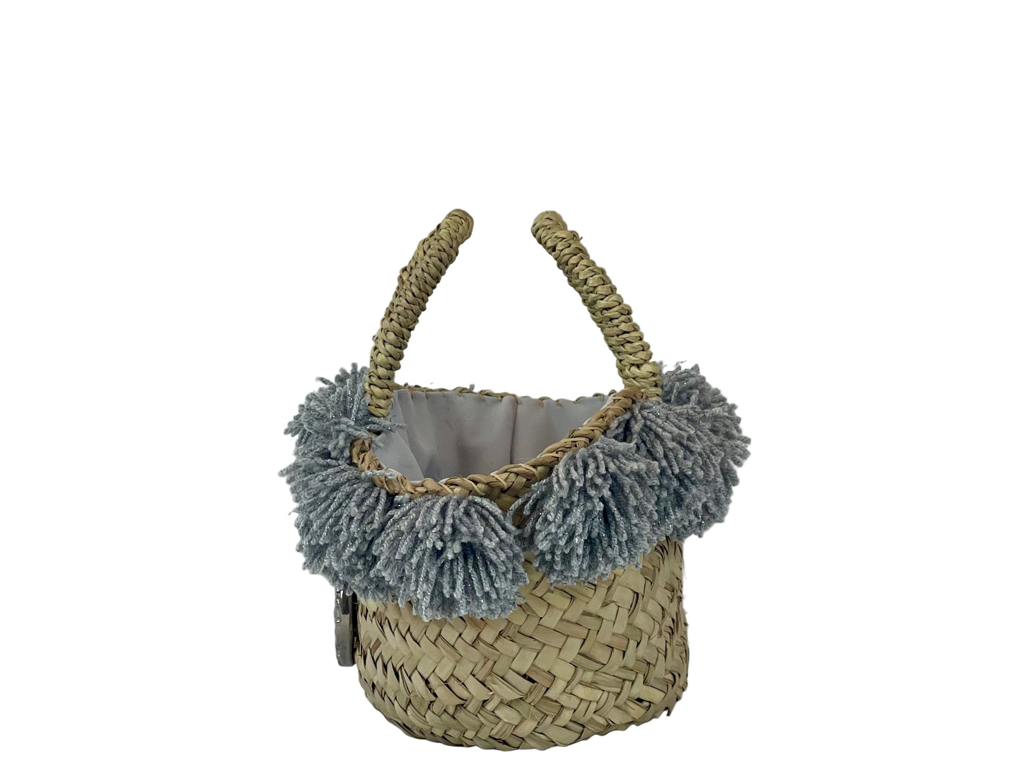 Coffa con ceramica Ruota e pon pon argento