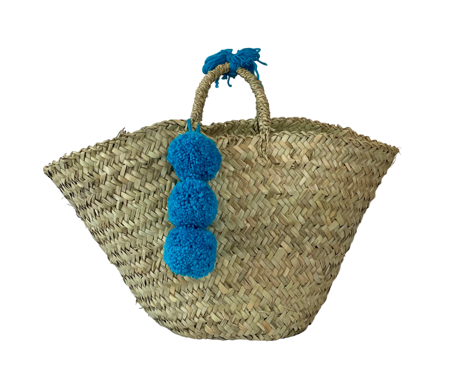 Coffa con pon pon turchese