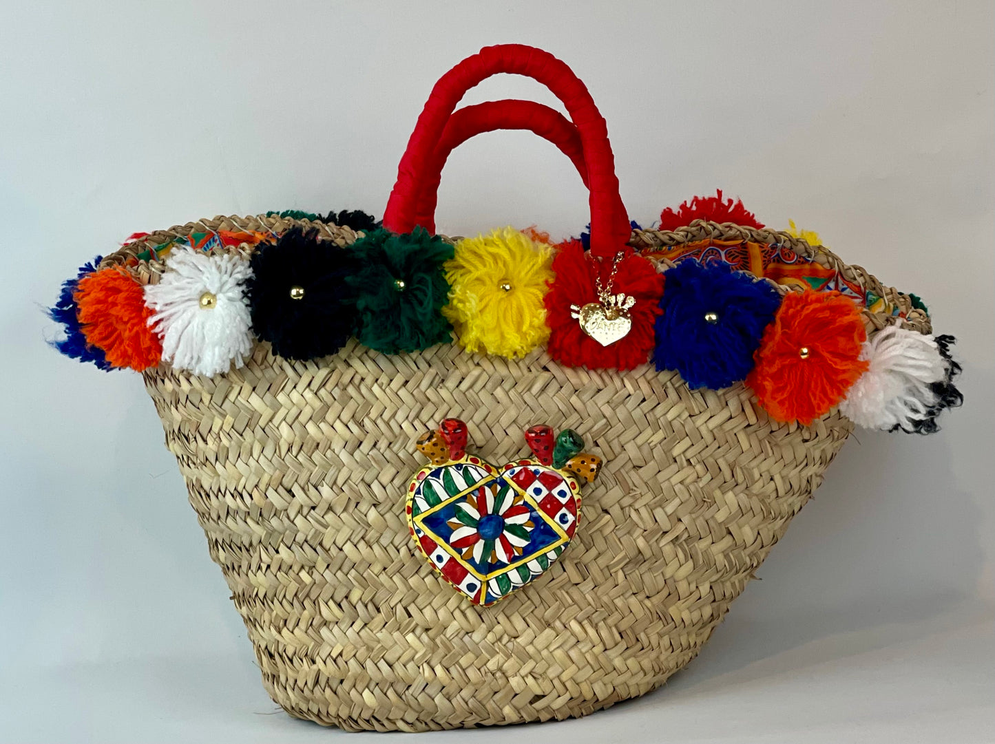 Fico Sicily ceramic basket
