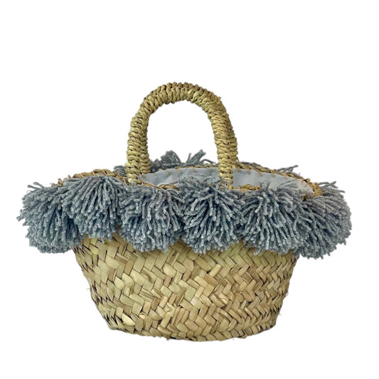 Coffa con ceramica Ruota e pon pon argento