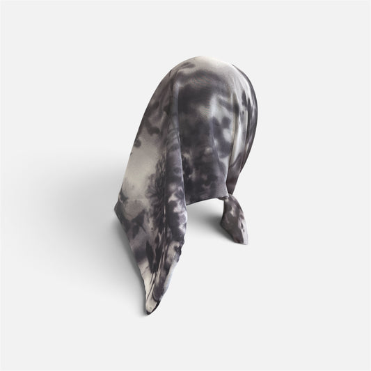 Foulard fantasia grigio