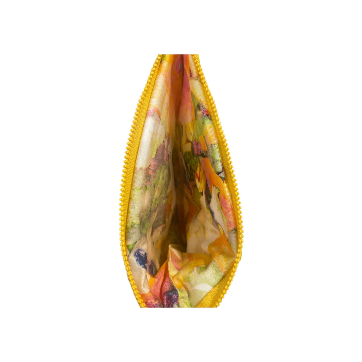 Pochette in pizzo gialla