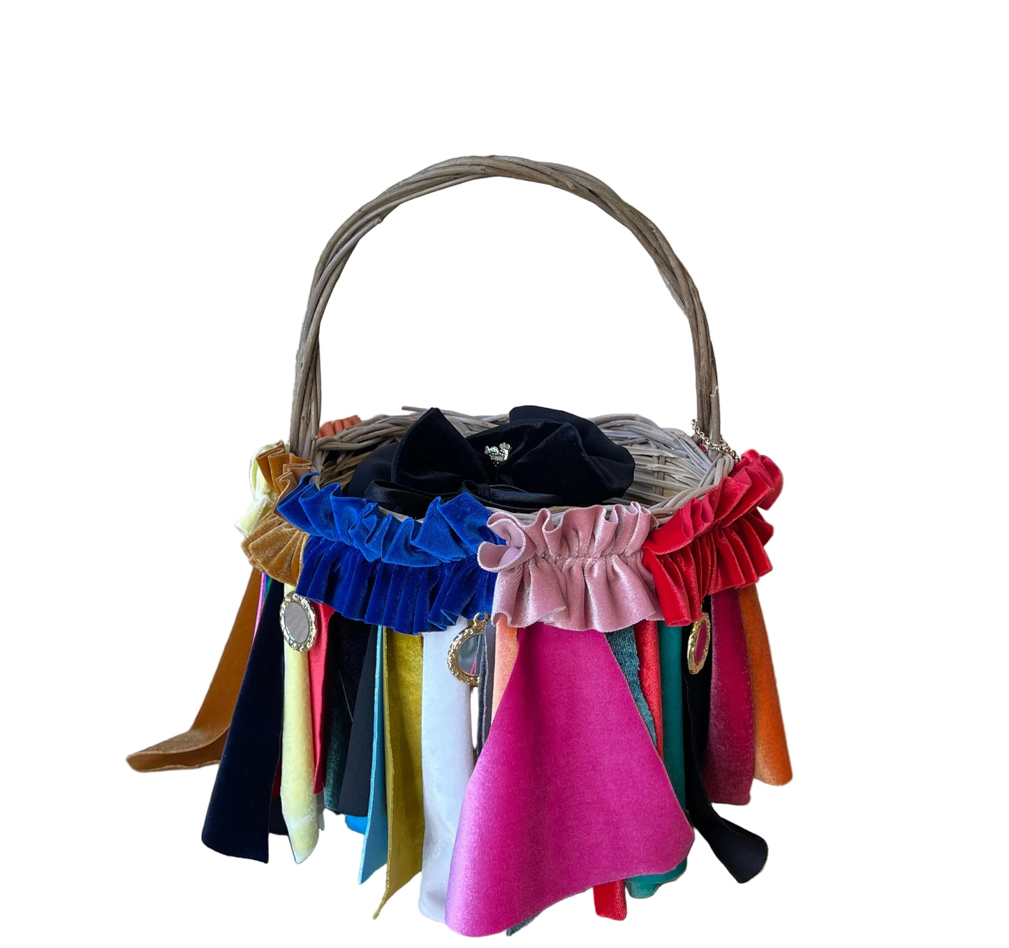 Sicilian Panaro with recycled velvet