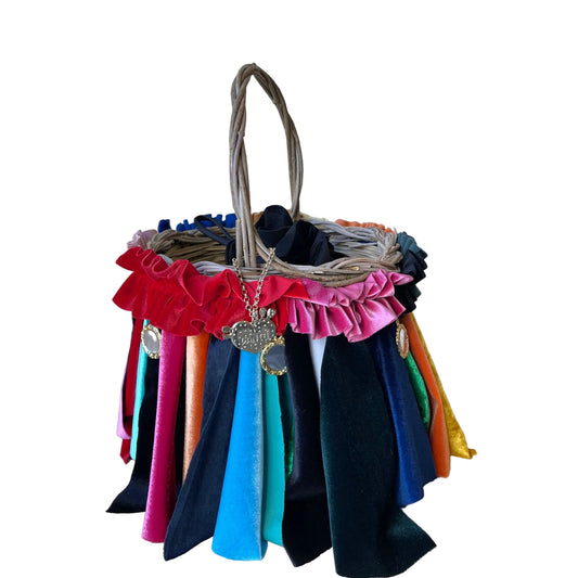Sicilian Panaro with recycled velvet