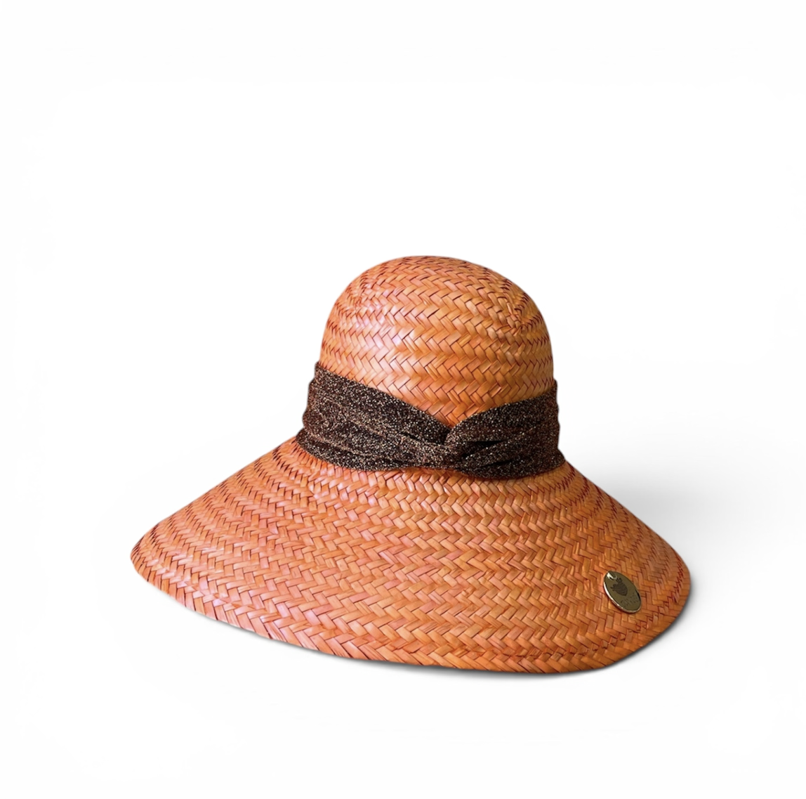 Fuchsia raffia hat