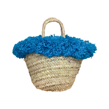 Basket with Bordeaux Wheel ceramic