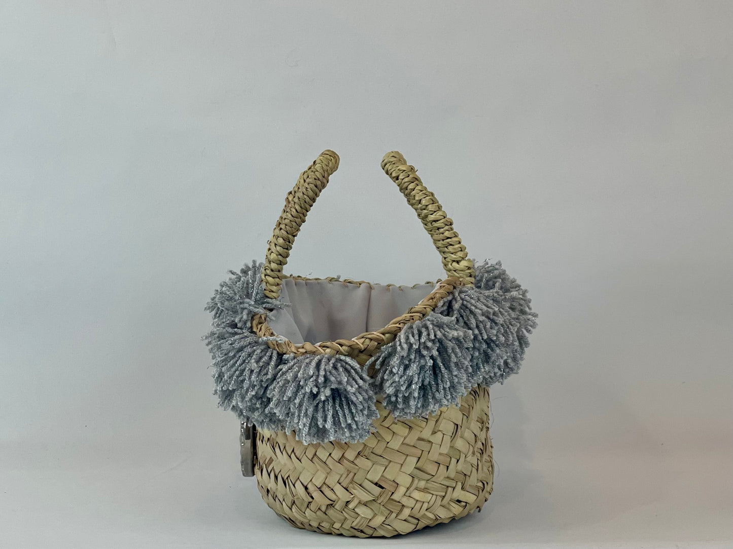 Coffa con ceramica Ruota e pon pon argento