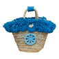 Basket with Bordeaux Wheel ceramic