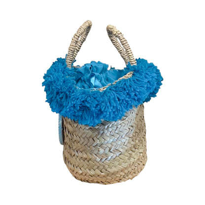 Basket with Bordeaux Wheel ceramic
