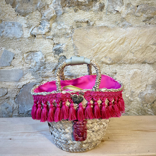 Coffa siciliana Fanciulla fucsia