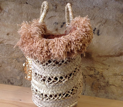 Coffa Bag con Fanciulla oro in ceramica di Caltagirone