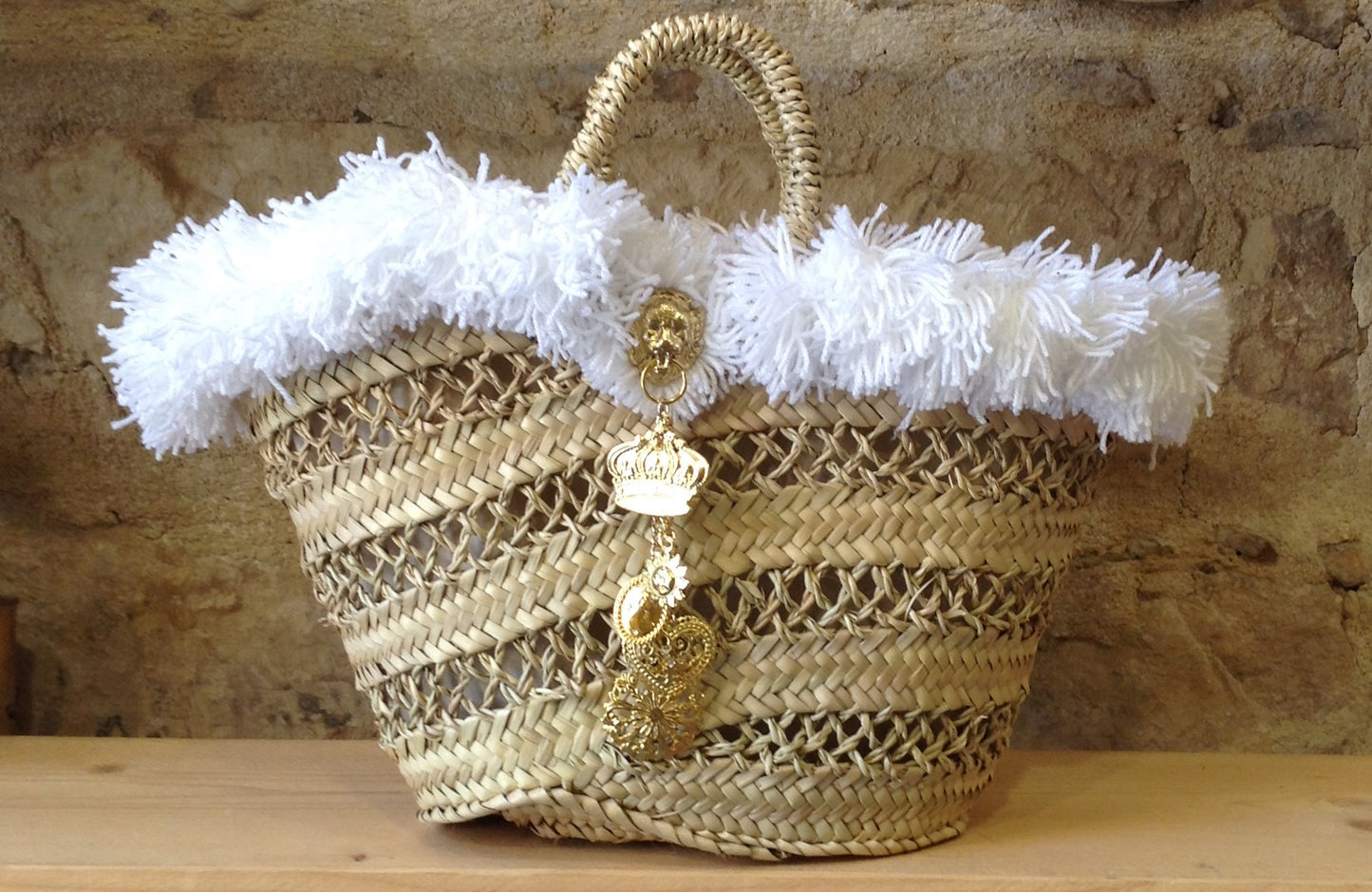 Coffa Bag new con Fanciulla in ceramica di Caltagirone