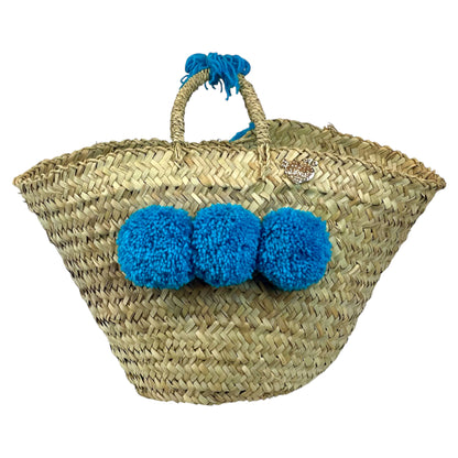 Coffa con pon pon turchese