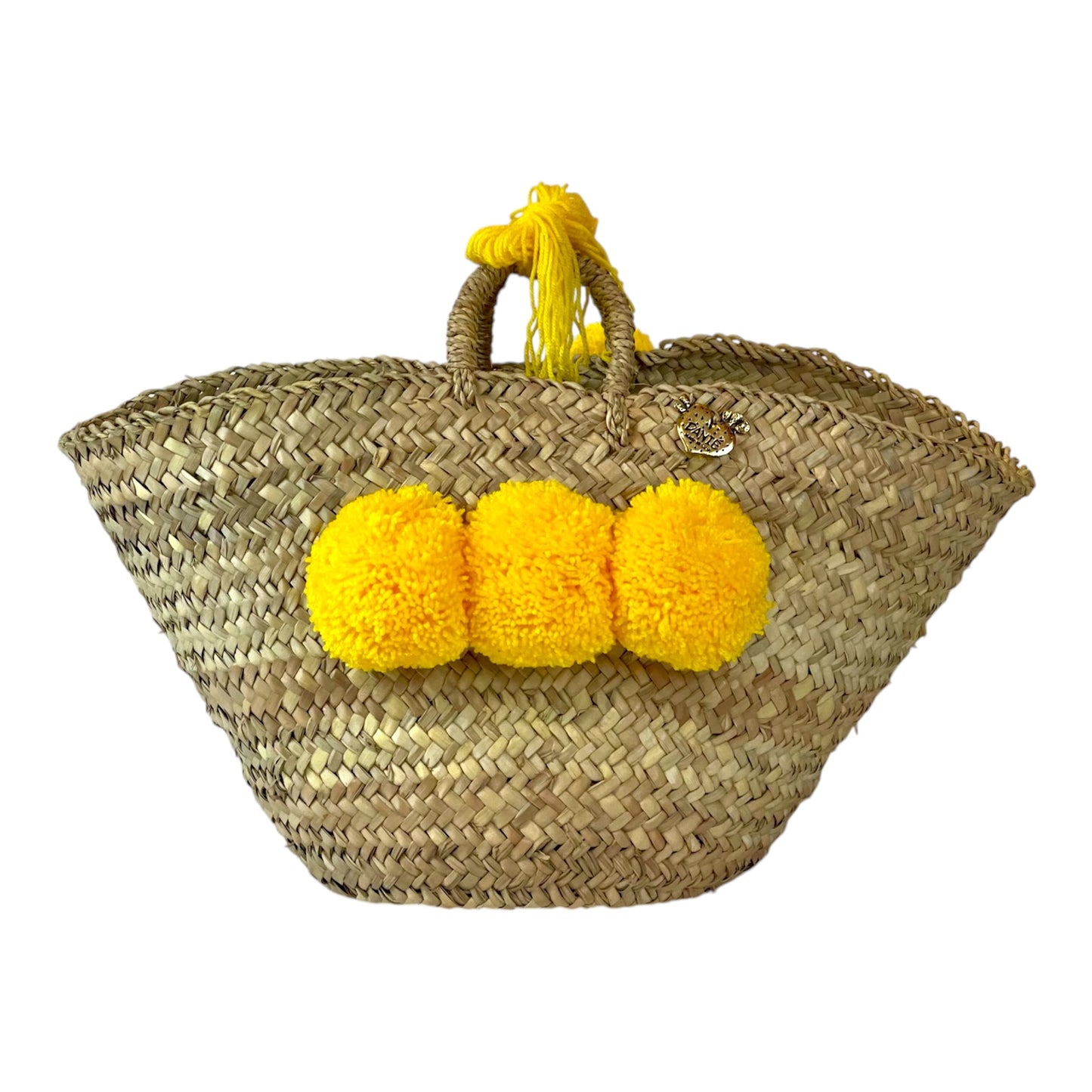 Coffa con pon pon giallo