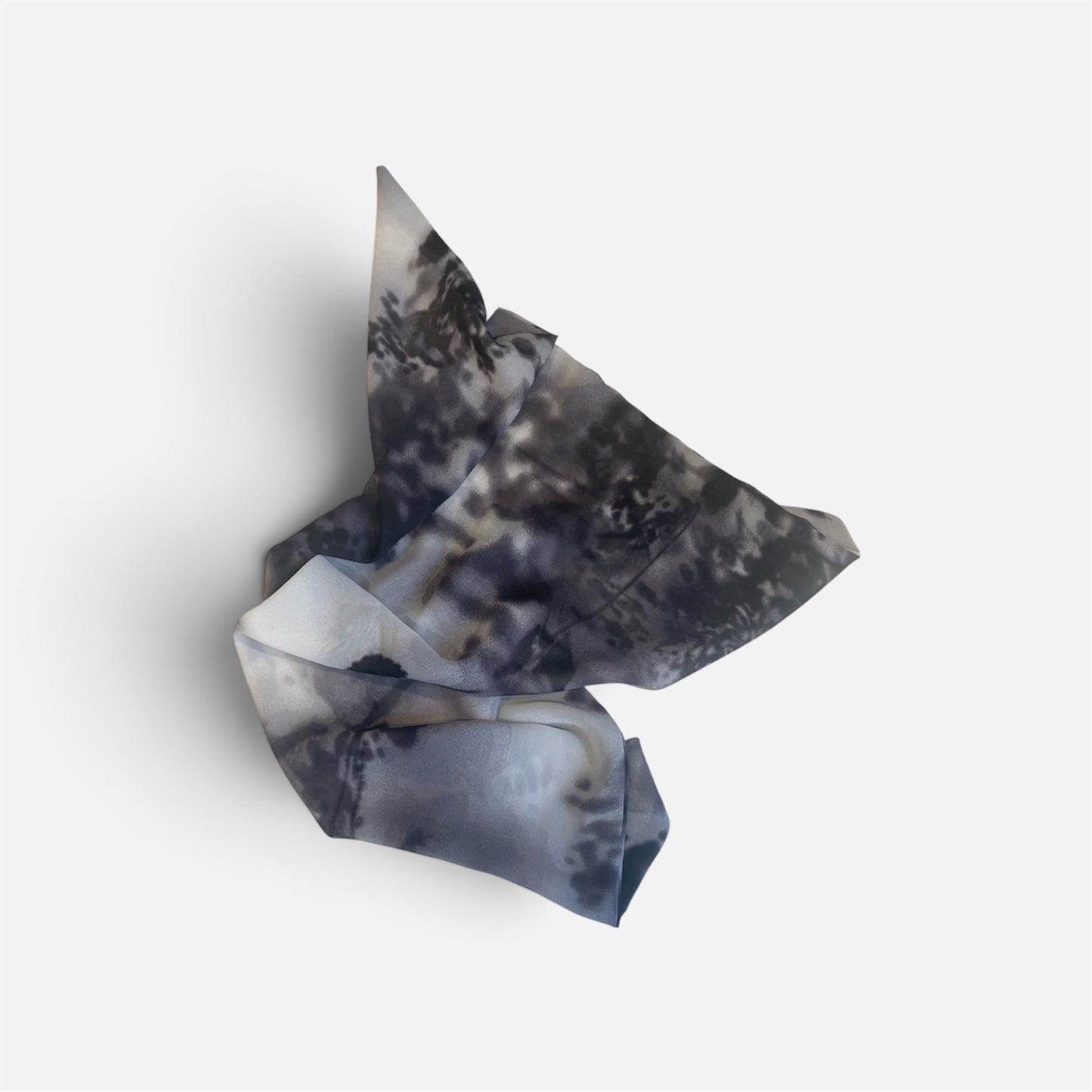 Foulard fantasia grigio
