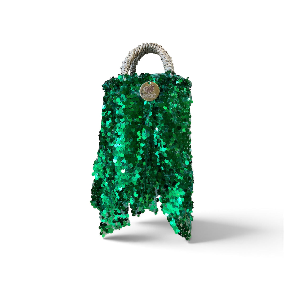 Mini coffa paillettes verde