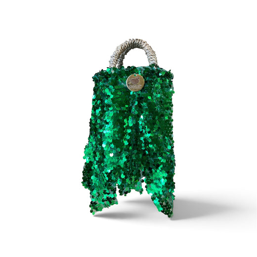 Mini coffa paillettes verde