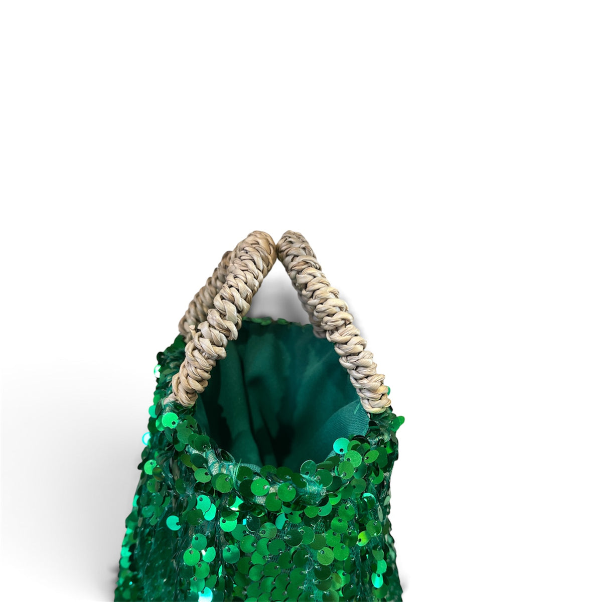 Mini coffa paillettes verde