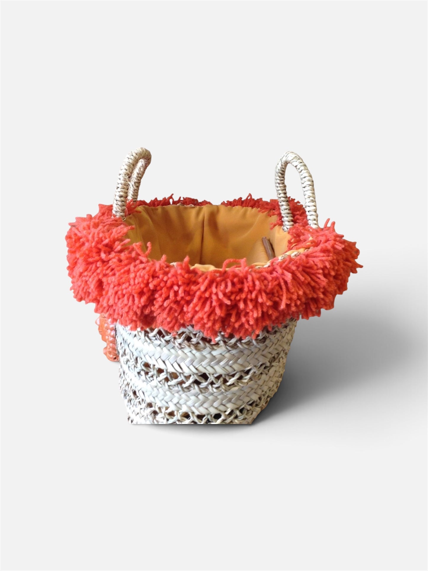 Coffa Bag con Fanciulla in ceramica di Caltagirone