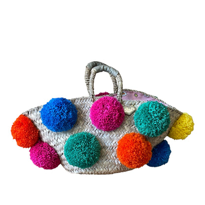 Coffa con pon pon multicolor Danié x Alessandro Enriquez