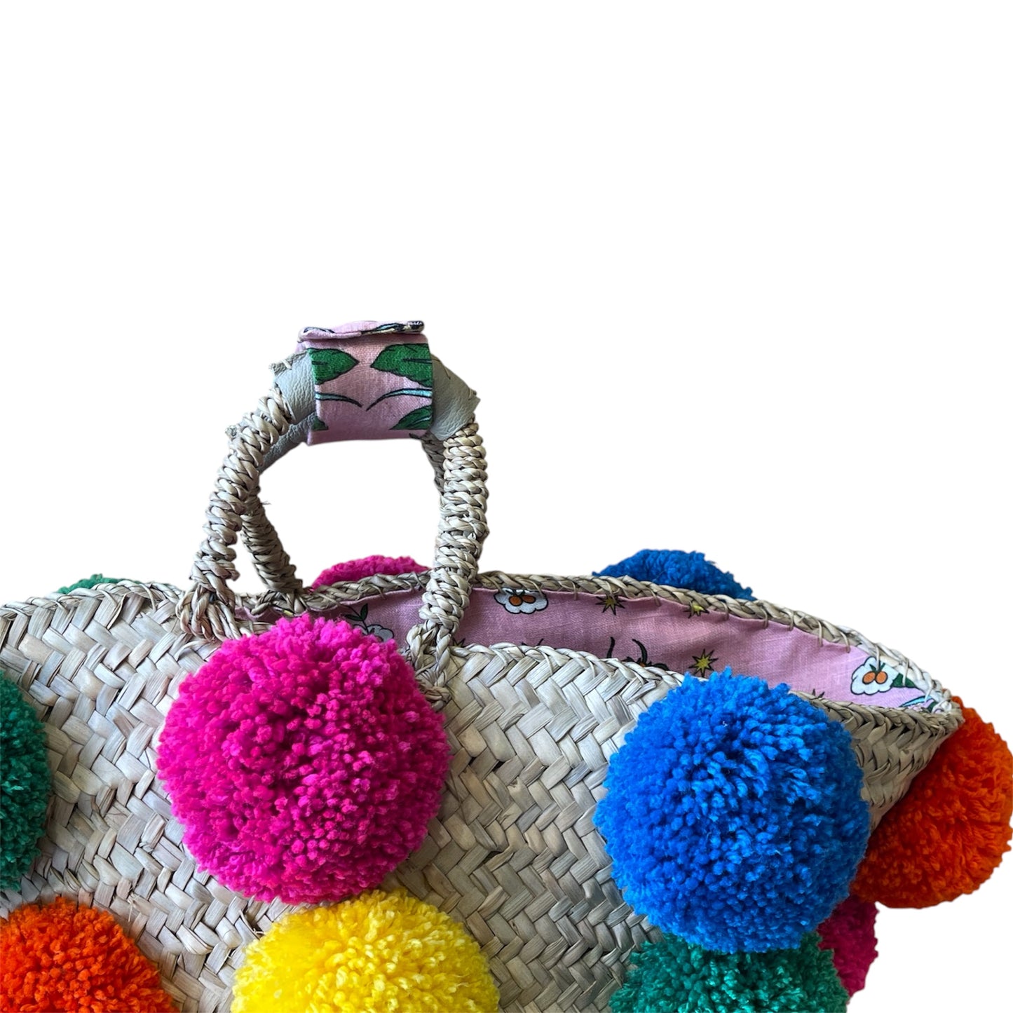 Coffa con pon pon multicolor Danié x Alessandro Enriquez