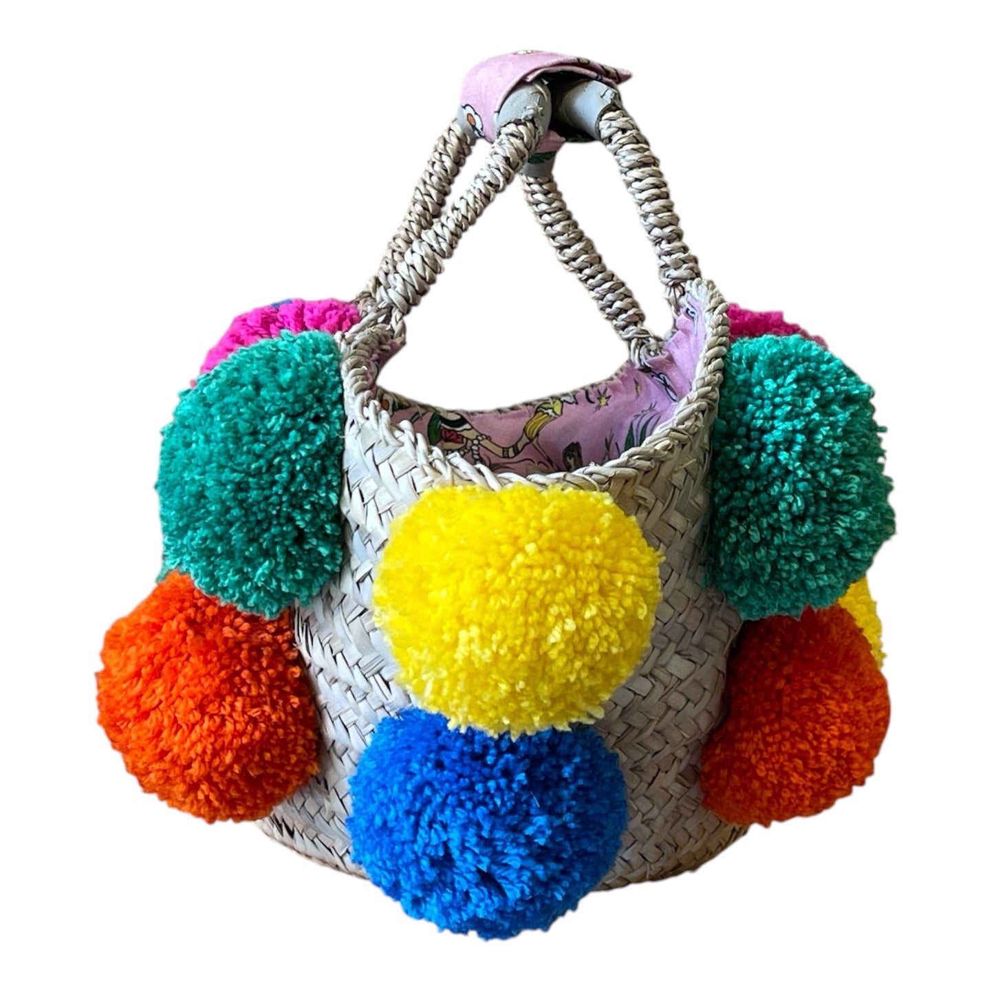Coffa con pon pon multicolor Danié x Alessandro Enriquez