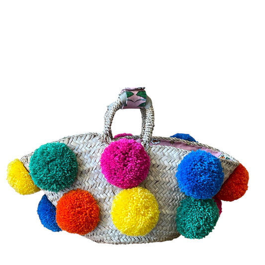 Coffa con pon pon multicolor Danié x Alessandro Enriquez