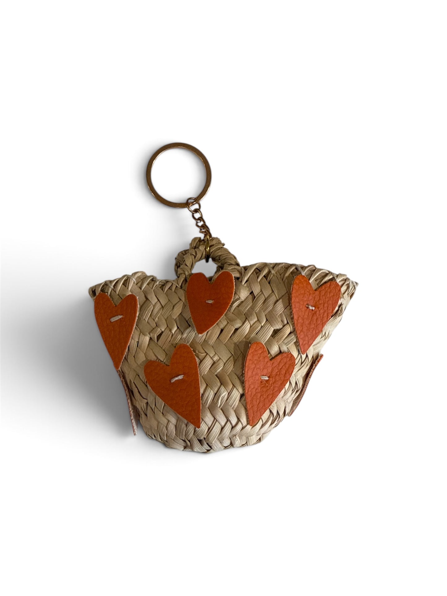 Portachiavi coffa Danié cuori arancio