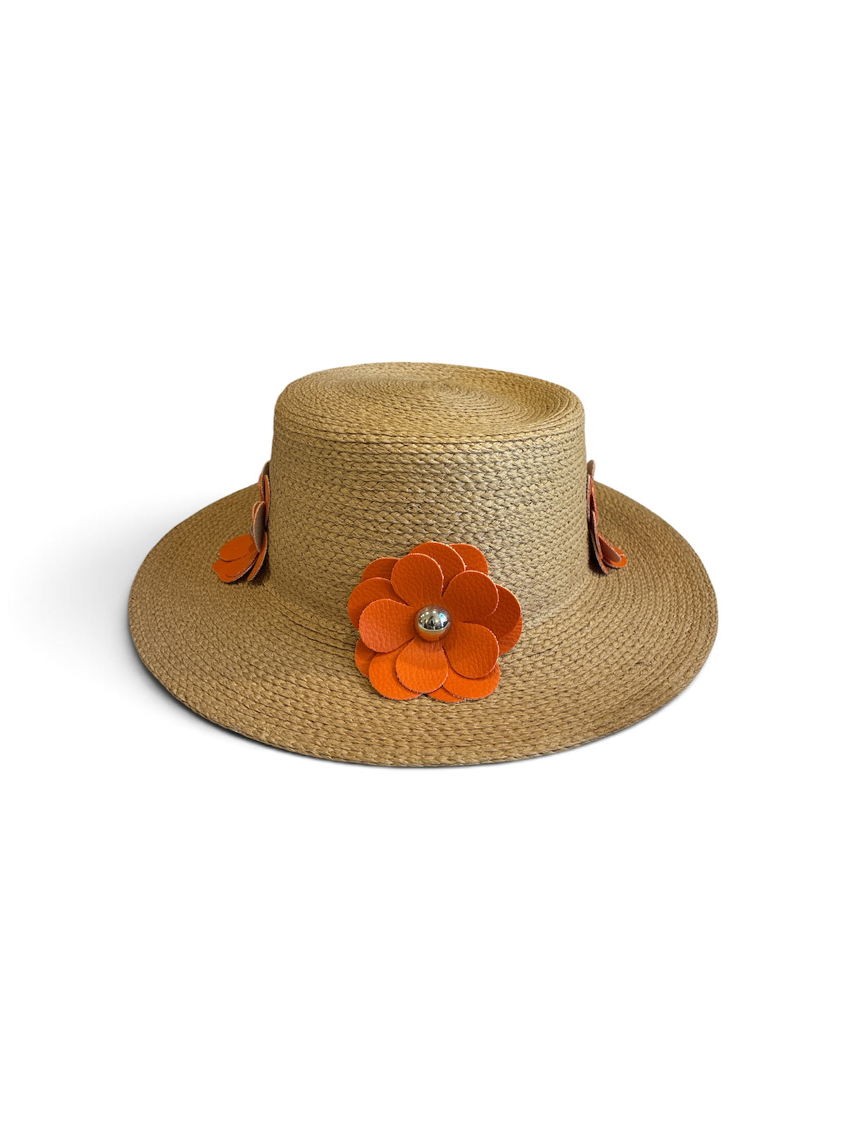 Hat daisy orange