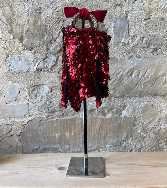 Coffa siciliana mini Pallettes rossa